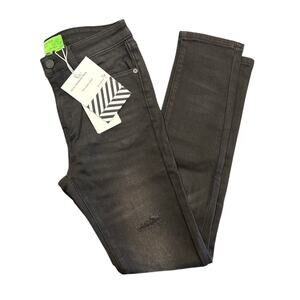 NWT SR vs. Sandrine Rose Distressed Skinny Jeans – Black, Women’s Size 25